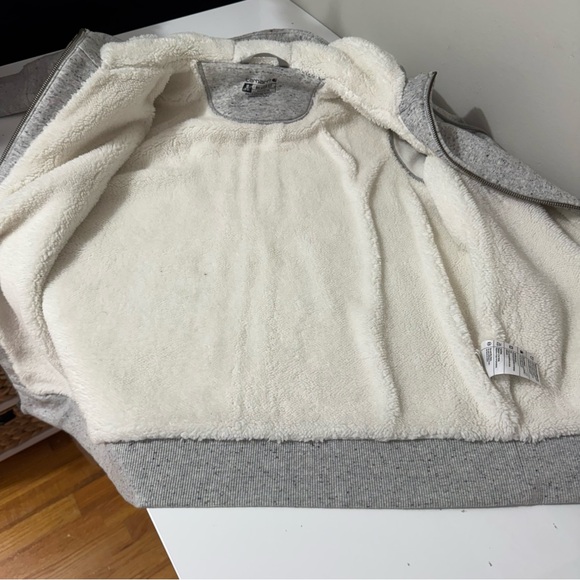 Carhartt Women's Light relax fit Gray Zip-Up fleece lined Hoodie medium - Picture 4 of 8
